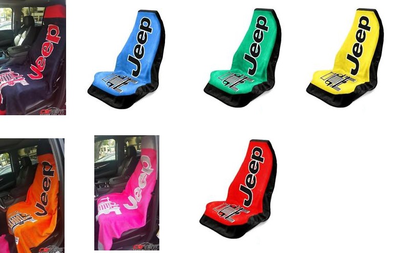 Seat Armour Slip On Seat Cover with Jeep and Grille Logo
